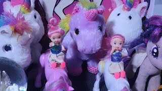 Have a nice eveningsharing our unicorns collection toys  Wide Open Transit Farm [upl. by Kcirdorb346]