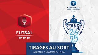 Tirages au sort Gambardella et CN Futsal [upl. by Anahsit]