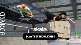 skate Insider Playtest Highlights March 2024  skate [upl. by Eciruam]