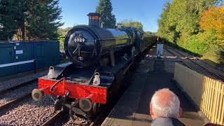 GWR 6959 ‘Modified Hall’ Class  6989 Wightwick Hall  Bluebell Railway  East Grinstead  151022 [upl. by Eelaroc65]