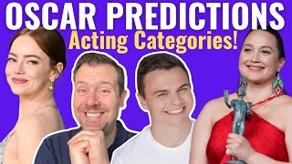 Final Oscar Predictions 2024  The Acting Categories [upl. by Cordula]