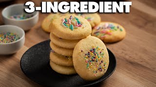 3 Ingredient Sugar Cookies [upl. by Carole]