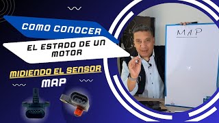 Como diagnosticar un motor midiendo el sensor MAP [upl. by Khalid]