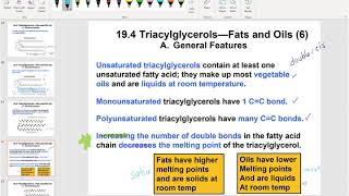 Chapter 19 Lipids Lesson 3  Sections 4 and 5 [upl. by Dorey870]