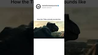 THIS IS HOW TREX SOUND memes shorts [upl. by Eetnom996]