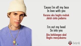 Off My Face  Justin Bieber Lirik Lagu Terjemahan [upl. by Adierf174]