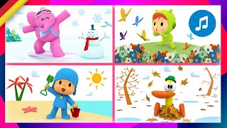 Die vier Jahreszeiten  Pocoyo Deutsch  Lieder für Kinder  Kinderlieder [upl. by Dilaw]