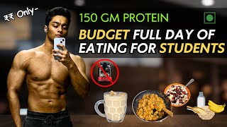 LOWEST Budget Diet Plan for College Students  150 GM Protein No Supplement for Bulking [upl. by Yelime98]