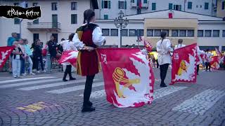 Corteo e cerimonia dedizione sabato  Palio di Feltre 2023 [upl. by Eilyac]