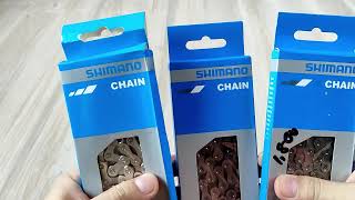 Paano mahuli ang peke sa Shimano HG901 11 speed chain fake shimano chain replica na shimano chain [upl. by Marvin238]