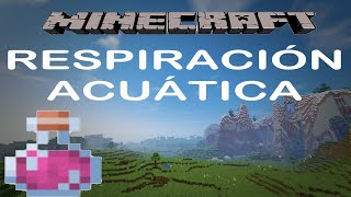 COMO SE HACE LA POCIONES DE RESPIRACION ACUATICA MINECRAFT 1161 [upl. by Mercado]