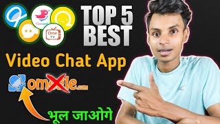 Top 5 best Omegle alternatives 2022  Free video chatting websites and apps  Omegle Kaise Chalaye [upl. by Allerim]