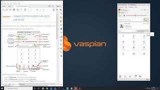 Softphone Function  Bria Enterprise  Vaspian Communication Suite [upl. by Rambert]