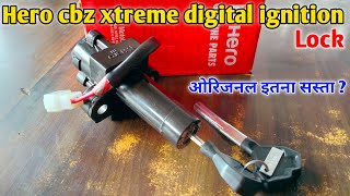 Hero Cbz xtreme Digital ignition lock  Steering lock [upl. by Hallette]