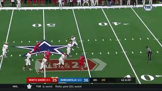 Greatest High School Football Finish North Shore wins 2018 6A Texas High School State Championship [upl. by Aiam]