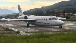 IAI 1124 Westwind TAKEOFF  AMAZING SOUND  YV3291 [upl. by Homere933]