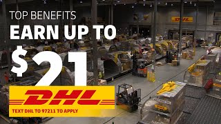 Join the DHL team at CVG and Earn Top Benefits [upl. by Babette115]