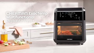 CHEFMAN® ExacTemp™ Multifunctional Digital Air Fryer [upl. by Lleinad]