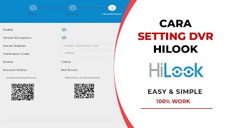 Cara Setting Awal DVR Baru HILOOK [upl. by Swartz]