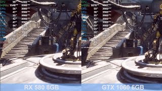 Anthem  Radeon RX 580 vs GeForce GTX 1060  Benchmark Comparison Test [upl. by Enaywd]