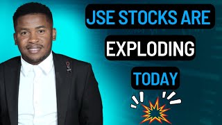 Why JSE Shares are Exploding Today  SA Markets Today [upl. by Nylirac]