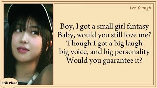 LEE YOUNG JI Small Girl feat DOH KYUNG SOO DO Easy Lyrics [upl. by Muldon]