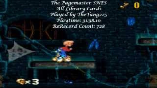 TAS HD The Pagemaster SNES in 3138 by TheTang225 amp Good Ending [upl. by Latin31]