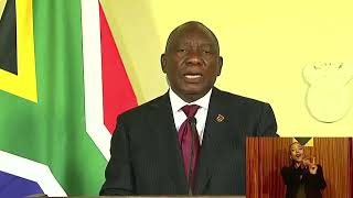 President Cyril Ramaphosa addresses the Nation [upl. by Eltsirc647]