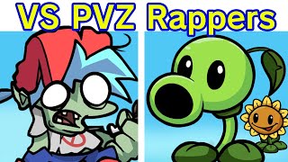 Friday Night Funkin VS Plants vs Rappers FULL WEEK  Cutscenes FNF ModCrazy PVZ ModZombies [upl. by Alimak586]