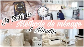 ✨NETTOYAGE DE LA MAISON TOUTE ENTIÈRE  MÉTHODE DE NETTOYAGE EN 5 MINUTES ⏱ [upl. by Assek38]