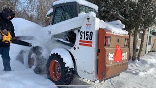 DeWalt Leaf Blower Snow Removal [upl. by Mirelle]