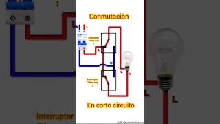 Cómo encender y apagar 2 focos desde 2 lugares diferentes método de corto circuito [upl. by Nana]