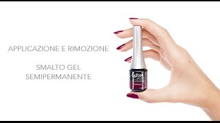 Tutorial smalto gel semipermanente Estrosa [upl. by Grissom]