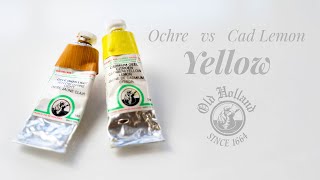 Ochre vs Cadmium Lemon Yellow [upl. by Johiah]