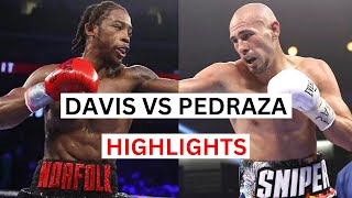 Keyshawn Davis vs Jose Pedraza Highlights amp Knockouts [upl. by Ogilvie]