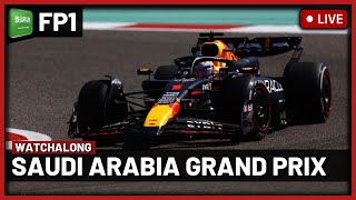 F1 Live Saudi Arabia GP Free Practice 1  Watchalong  Live Timings  Commentary [upl. by Ginsburg]