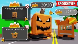 BROOKHAVEN RP UPDATE HALLOWEEN COLLECT CANDIES EASY AND MEDIUM AND HARDroblox foryou [upl. by Amlev584]