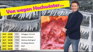 Hochwinter im Januar Mild milder am mildesten Ab Samstag Westwetterlage Dann Sturmgefahr [upl. by Monetta]