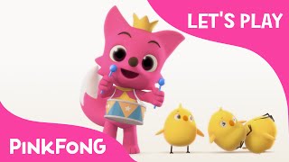 Play a Drum With Me  Lets Play With PINKFONG  PINKFONG Songs for Children [upl. by Meir]