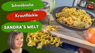 Oma´s schwäbische Küche Traditionelles Krautfleckerl Rezept [upl. by Terris]