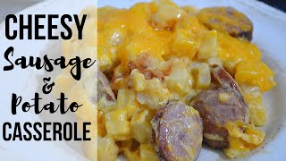 Cheesy Sausage and Potato Casserole I How to make Sausage and Potato Casserole I Whats for Dinner [upl. by Vashtia]