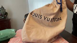 Louis Vuitton Monogram Drouot bag Repair and what fits inside the bag [upl. by Verity260]