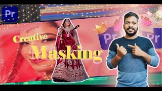 Creative Masking In Premiere Pro  Part02  Cinemagicut [upl. by Elatsyrc664]