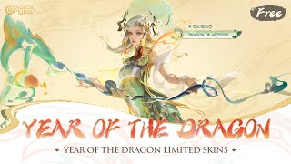 Year of the Dragon Da Qiao  Honor of Kings [upl. by Yahsan]