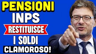 PENSIONI CLAMOROSO 👉 INPS RESTITUISCE I SOLDI STORICA SENTENZA ANNULLA TUTTO ECCO A CHI 💰 [upl. by Renelle]