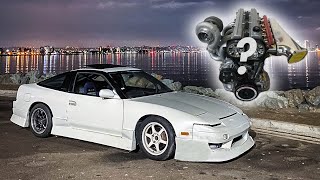 180SX NEW Motor Swap  First Start [upl. by Ailis]