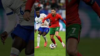 Cristiano Ronaldo amazing skills vs France 😱🔥 Euro2024 Nutmeg  دریبل رونالدو در بازی فرانسه [upl. by Taam308]