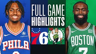 76ERS at CELTICS  FULL GAME HIGHLIGHTS  February 27 2024 [upl. by Sill]