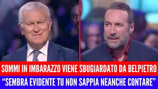 SOMMI LANCIA LA SFIDA A BELPIETRO IN DIRETTA MA LE COSE VANNO MALE E FA UNA FIGURACCIA [upl. by Durnan848]