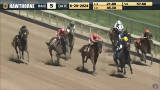 Hawthorne Racecourse Replays Race of 35678  20240629  Horse Racing Replays  North America [upl. by Beera320]